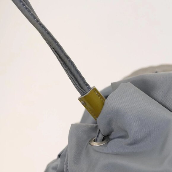 PRADA Backpack Nylon Light Blue Silver Auth - Picture 14 of 16